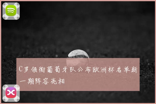 C罗领衔葡萄牙队公布欧洲杯名单新一期阵容亮相