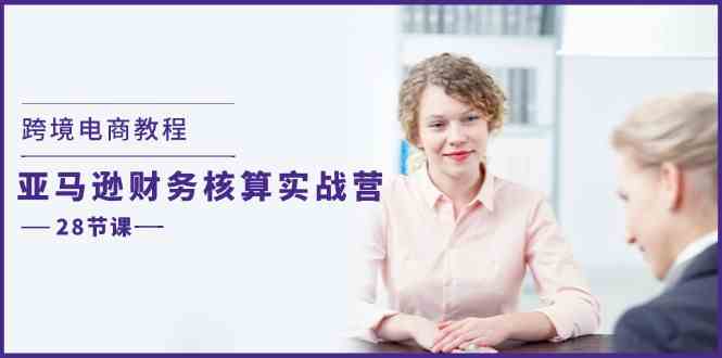 跨境电商教程：亚马逊财务核算实战营（28节课）-众合网