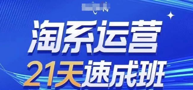 淘系运营21天速成班(更新24年7月)，0基础轻松搞定淘系运营，不做假把式-众合网