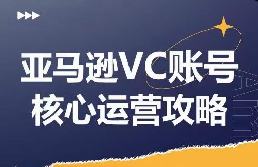 亚马逊VC账号核心玩法解析，实战经验拆解产品模块运营技巧，提升店铺GMV，有效提升运营利润-众合网
