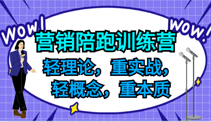 营销陪跑训练营，轻理论，重实战，轻概念，重本质，适合中小企业和初创企业的老板-众合网