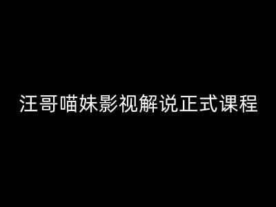 汪哥影视解说正式课程：剪映/PR教学/视解说剪辑5大黄金法则/全流程剪辑7把利器等等-众合网
