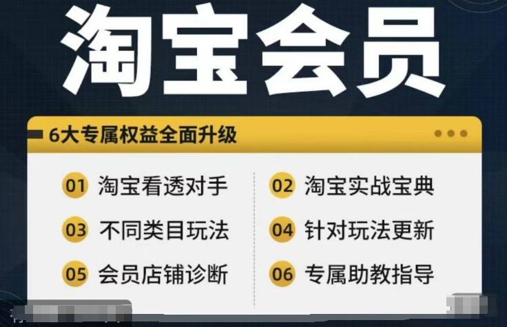 淘宝会员【淘宝所有课程，全面分析对手】，初级到高手全系实战宝典-众合网