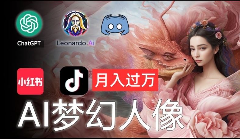 AI摄影梦幻人像：零基础也能月入过万的秘密【揭秘】-众合网