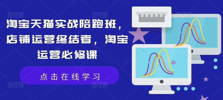 淘宝天猫实战陪跑班，店铺运营终结者，淘宝运营必修课-众合网