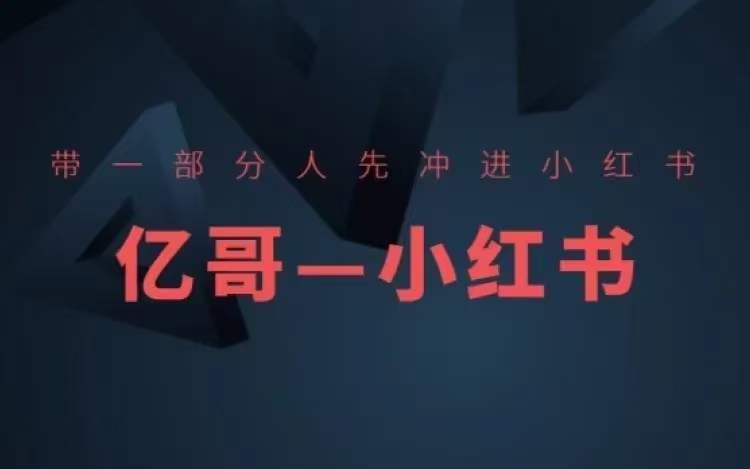​​带一部分人先冲进小红书，小红书开店、选品、爆款裂变-众合网