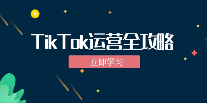 TikTok实战运营全攻略：从下载软件到变现，抖音海外版实操教程-众合网